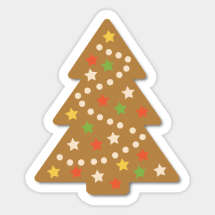 Cute Cookie Christmas Tree Sticker